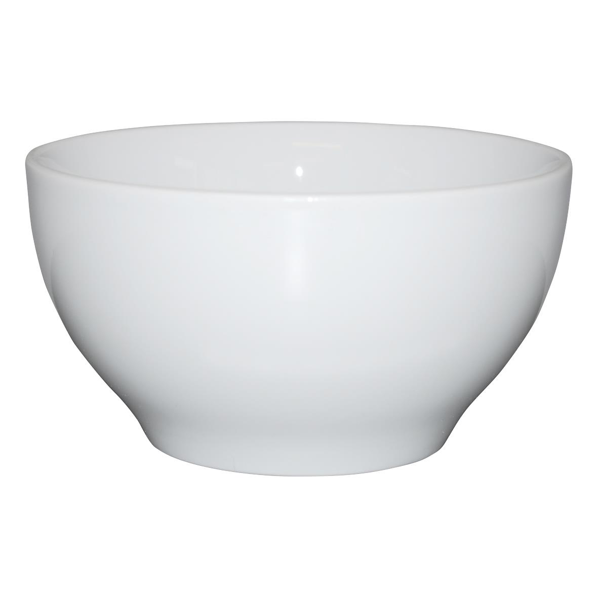 Optie tot bedrukken van de Bowl Wit met een diameter van 13,5 centimer
